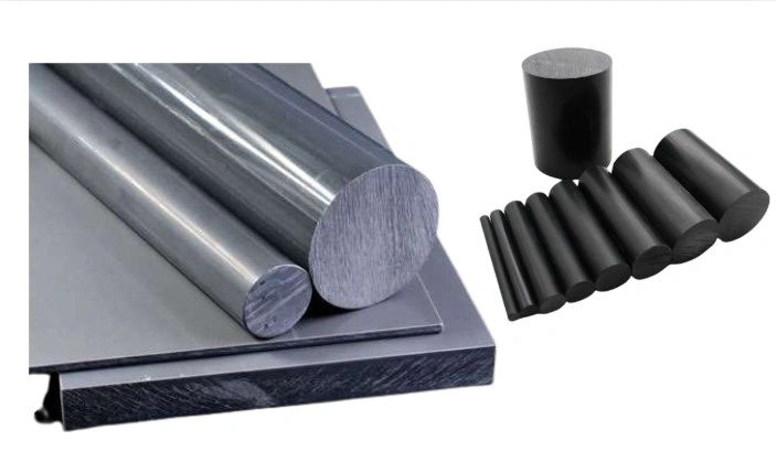 Sheets, rods, and blocks of PVC machining plastic