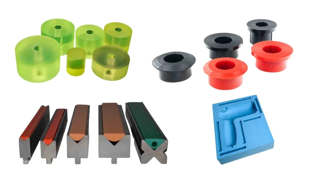 An image showing different Polyurethane parts