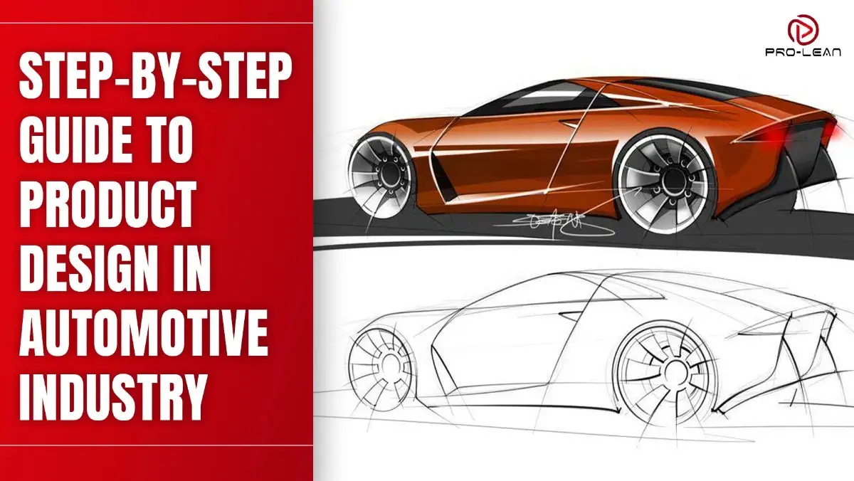 A drawing of a car with a red side bar.