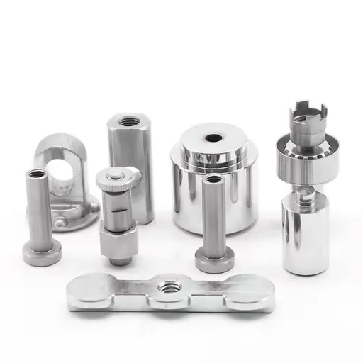 High-precision 7075 aluminum CNC turned components and machined hardware parts