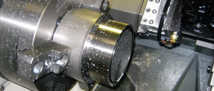 CNC-machined titanium turned components with complex geometry and precision