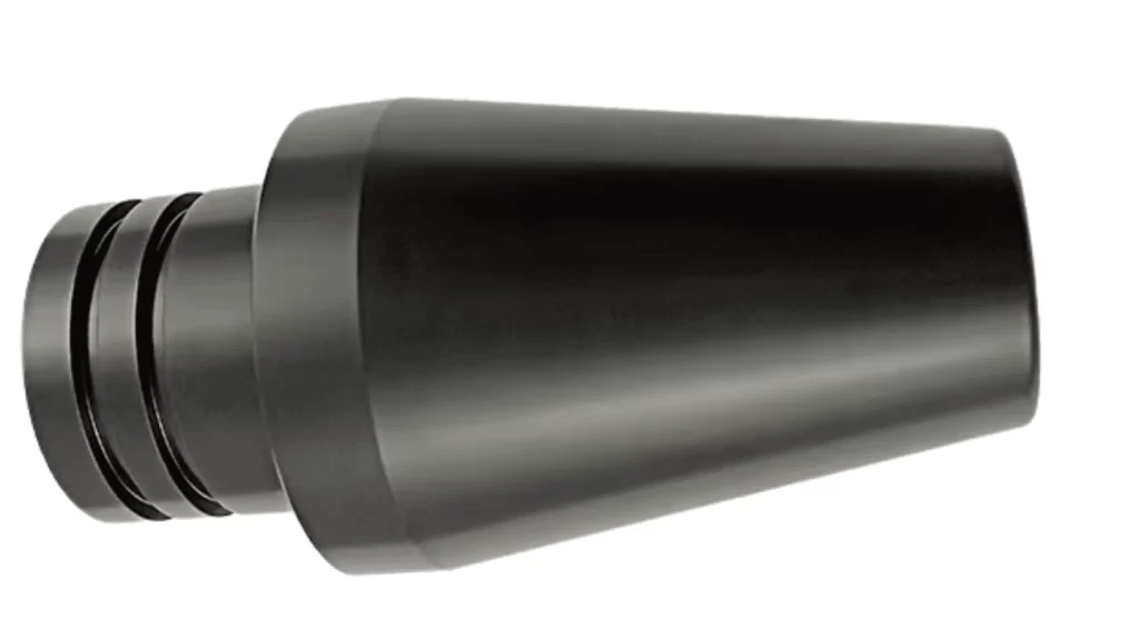 A custom machined Delrin part with a uniform and smooth surface finish