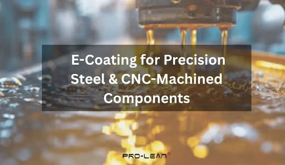 E-Coatings for Precision Steels and CNC-Machined Components