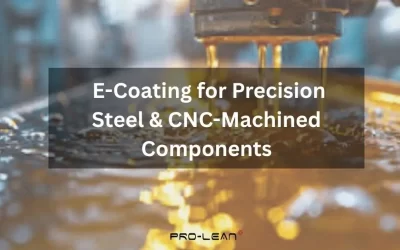 E-Coatings for Precision Steels and CNC-Machined Components