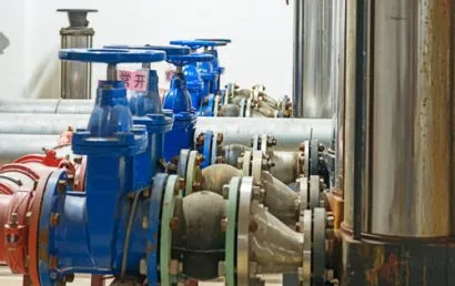 Industrial pipes and valves in a pump system require corrosion-resistant and abrasion-resistant coatings