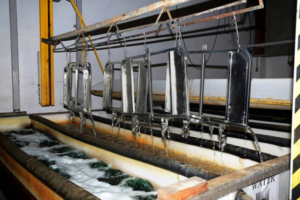 An industrial setup for the zinc coating process