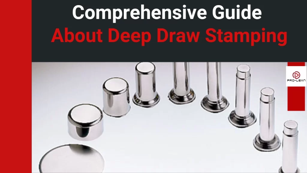 Various deep-drawn metal components showing different depths