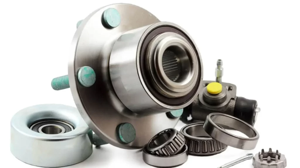 Steel automotive machined parts, wheel bearing, brake cylinder, and roller bearing, precision CNC machined.