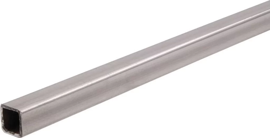 Close up of a single 1010 mild steel tube