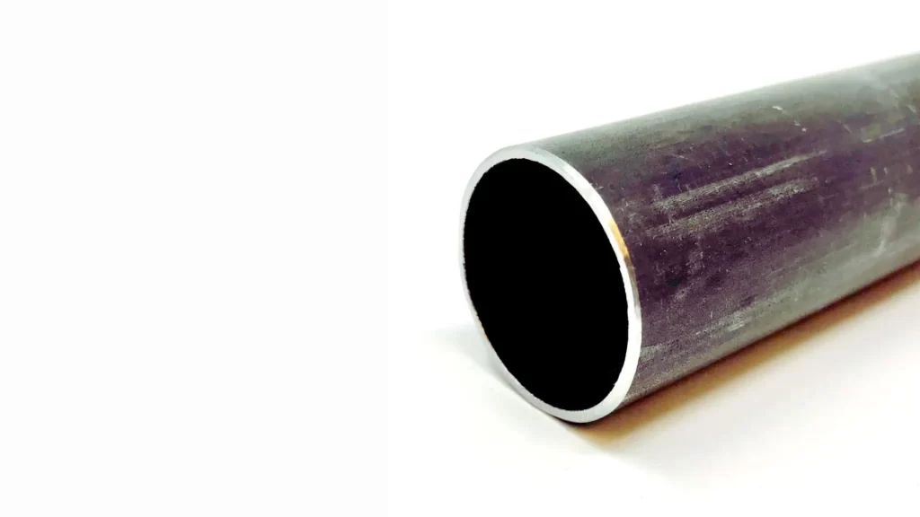 A close of 1020 mild steel pipe.