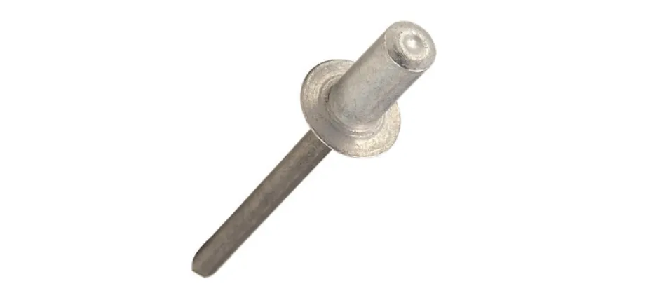 sealed closed-end blind rivet with dome head and fully enclosed body