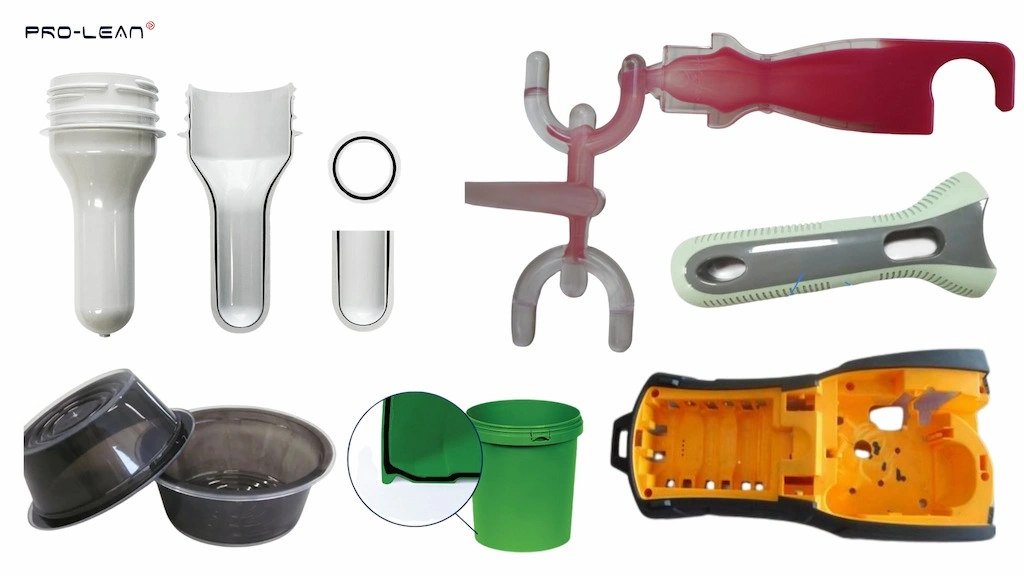 Different co-injection molding examples