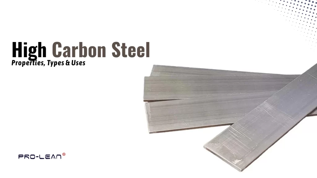 Feature image with high-carbon steel sheets showing flat surfaces with metallic sheen.
