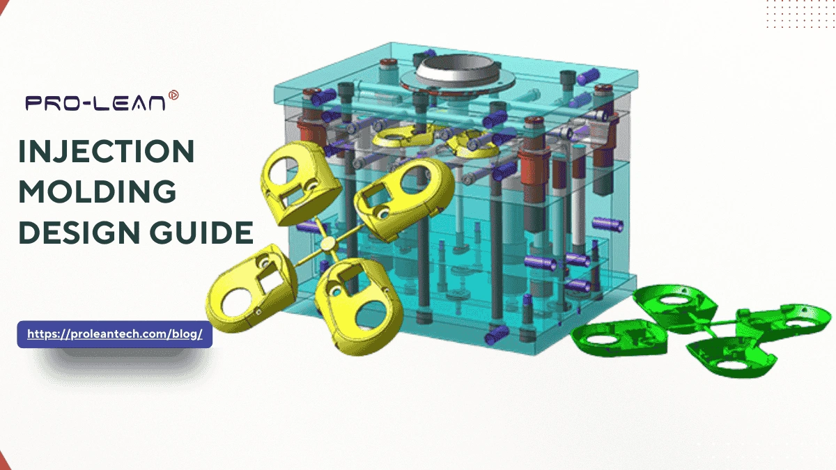 Blog’s feature image illustrating an injection molding design and title text
