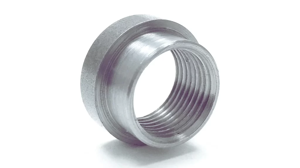 A Close-up of an O2 tool steel bung.