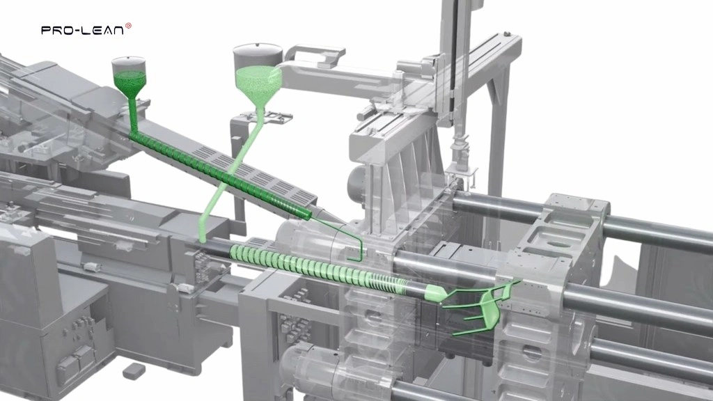 An illustration of the co-injection process