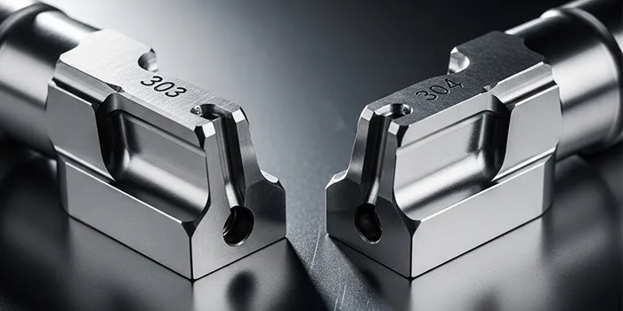 comparison of 303 and 304 stainless machined