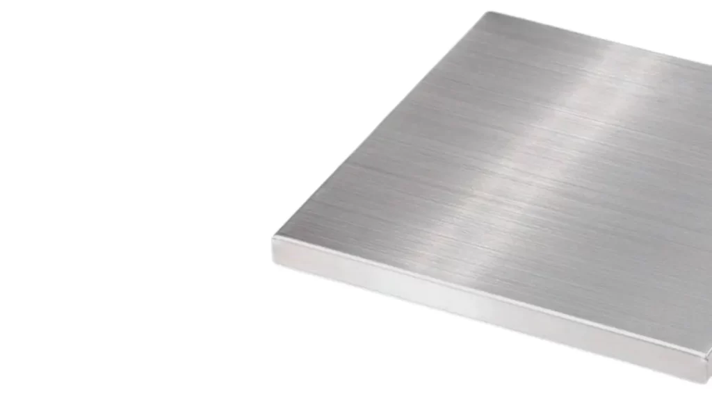 A simple view of a 430 stainless steel sheet.