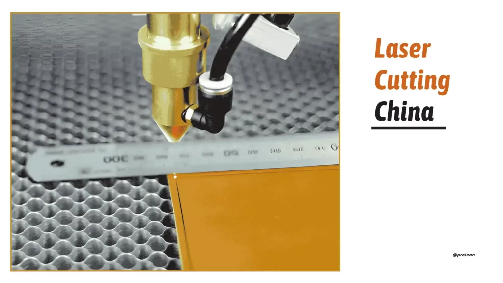 A feature blog image with text overlay showing laser cutting in progress.
