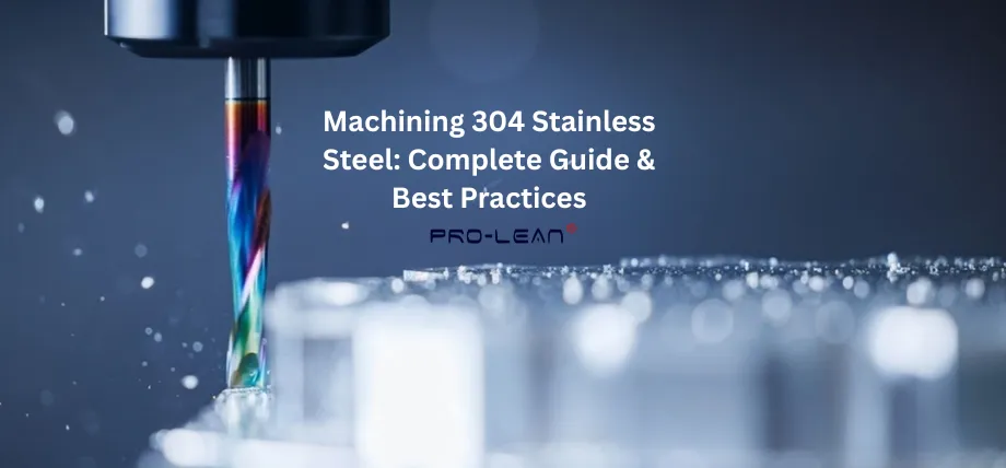 A high-speed end mill with a colorful heat-treated coating machining a stainless steel part with debris flying