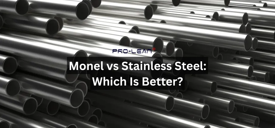 Bundle of shiny, polished metal pipes stacked closely together, representing stainless steel or Monel alloy tubes
