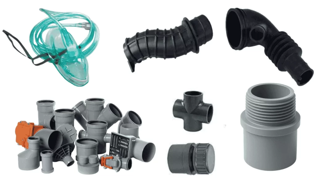 Different PVC injection molding applications