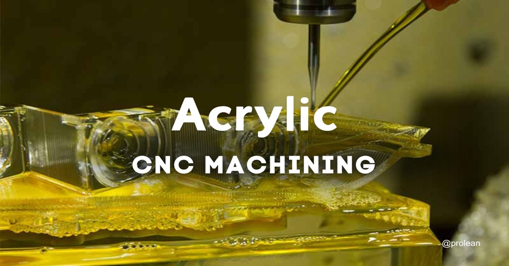 Blog's feature image showing milling of a acrylic parts on and title text 