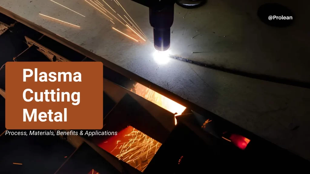 The blog feature image shows the plasma cutting process, with the title text “Plasma Cutting Metal” overlaid on the image.