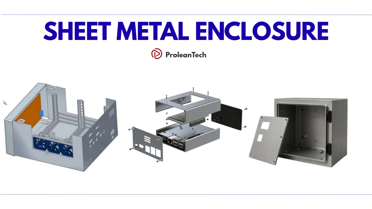 Blog’s feature image showing design, forming, and assembly of sheet metal enclosures
