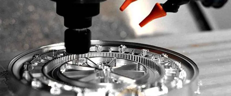 Electric vehicle parts under processing