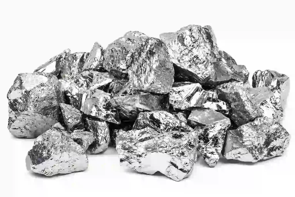 An image showing a metalloid material in its natural or raw form.