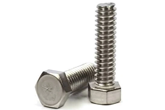310 Stainless Steel Stainless steel 310 (AISI 310 / ASTM 310 / UNS S31000) is a high-Cr-Ni alloy primarily used for elevated-temperature applications due to its austenitic stability. Alloy Composition: 24 to 26% Cr, 19 to 22% Ni, 2% Mn, 0.25 % C, 1.50 % Si, and 0.030% S. Useful Properties: Excellent thermal stability, good ductility & corrosion-resistance, and good weldability. Machining Characteristics: Difficult to machine than 308 and risk of hot-cracking Limitations: Reduced formability and high material cost Application Examples: Heat furnaces, recuperators, cement plant components, heat-treating fixtures, and refractory support parts. 316 Stainless Steel 316 stainless steel bolts Alt text: Two 316 stainless steel bolts Stainless steel 316 (AISI 316 / EN 1.4401) is known as “marine grade” because the added molybdenum provides excellent corrosion resistance in marine and corrosive environments. But it has only 40% machinability compared to free-machining carbon steels. Alloy Composition: 16 to 18 % Cr, 10 to 14 % Ni, 2-3 % Mo, 2 % Mn, 1 % Si, 0.08% C, 0.045 % P, and 0.030% S. Useful Properties: Strength retention at elevated temperatures, good chloride resistance, good weldability, and chemical resistance. Machining Characteristics: Work hardening, heat buildup tendency, and gummy chips. Limitations: Chloride stress-corrosion under high temperature and stress, costlier than 304, and machining difficulty. Application Examples: Nut & bolts, marine equipment, chemical processing components, offshore piping & structural components, pressure vessels, and pharmaceutical equipment. 316F Stainless Steel Stainless steel 316F ( AISI 316F/1.4427 EN) contains a higher amount of sulfur and phosphorus than 316. It includes 0.20% P, 0.10% S (min.), and reduced molybdenum (1.75 to 2.50%). All other compositions are similar to 316. 316F is easier to machine than 316, but is slightly less corrosion-resistant. Some common application examples are CNC-turned fasteners and fittings, threaded bushings, valve parts, and pulp/paper processing components. 316H Stainless Steel Compared to 316 stainless steel material, 316H stainless steel (AISI 316H/EN 1.4919) contains a higher carbon content (0.04% to 0.10%) and additional Boron (up to 0.005%). This alloy can maintain the strength and creep resistance at elevated temperature (up to 500°C). Some common applications of 316H alloy include boilers, chemical processing components, refining plant parts, and power generation plant parts. 316L Stainless Steel It is a low-carbon alloy, containing only about 0.03% carbon at most, whereas it is up to 0.08% for 316 stainless steel material; otherwise, the amounts of all other alloying elements are nearly identical to those in 316. C316L provides excellent weldability along with corrosion resistance in welded joints. Common applications of 316L stainless steel include marine hardware, coastal infrastructure, petroleum refining, and water desalination plants. 321 Stainless Steel The alloying composition of 321 stainless steel includes titanium at least ~5 x C to stabilize the carbon, along with other common alloying elements. The inclusion of titanium is intended to achieve high mechanical strength and intergranular corrosion resistance at elevated temperatures. Composition: 17 to 19% Cr, 9 to 12 % Ni, 2% Mn, 1 % Si, 0.030% S, 0.045% P, and Ti ~5 x C (min.). Useful Properties: Strength and corrosion resistance up to 900 °C, high weldability, toughness, and creep strength. Machining Characteristics: Difficult to machine, tool-edge wear, and high work-hardening Limitations: Prone to work hardening, higher cost than 304 and 316, and low resistance to chloride pitting. Application Examples: Aircraft engine & exhaust components, chemical processing components, high-temperature piping, and expansion joints.