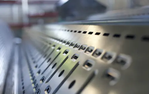 Laser-cut and formed sheet metal parts