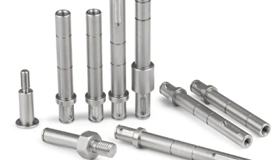 Reference shafts with machined circumferential groove features