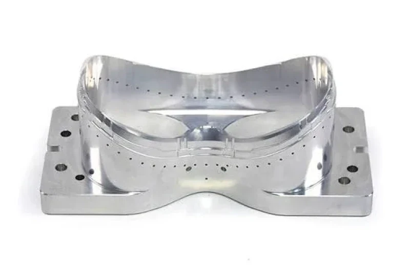 A machined component used to illustrate medical equipment applications