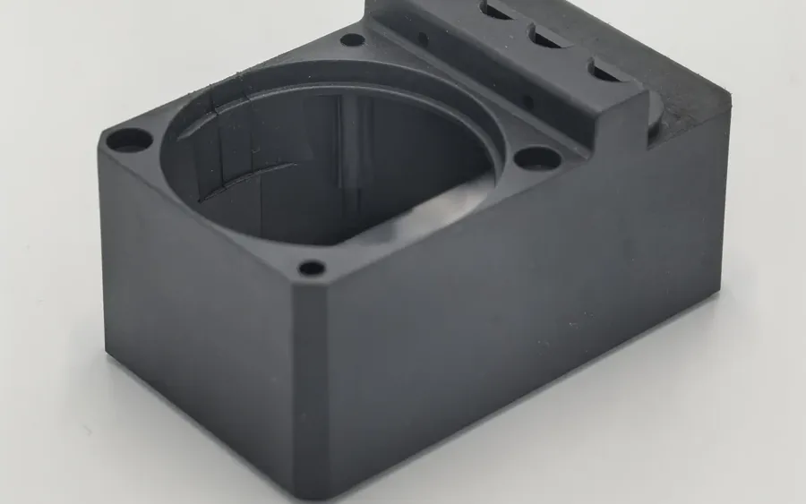 A real machined Prolean component illustrating industrial mechanical interfaces